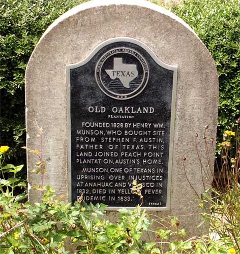 Old Oakland Plantation Historical Marker